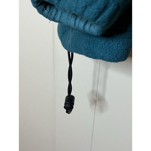 Vintage St Johns Bay SB Sport Mens Medium Teal 1/4 Zip Up Fleece Pullover Used - Picture 4 of 7